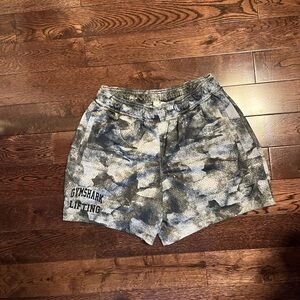 Gymshark Mens Metal Grey 5” Lifting Mesh Shorts